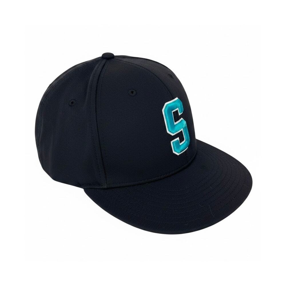 SULTANA HIGH SCHOOL Hat Cap By PULSE RICHARDSON Black Blue Size S/M PTS 20